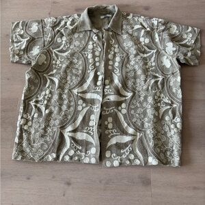 Bode Brown Filigree Shirt